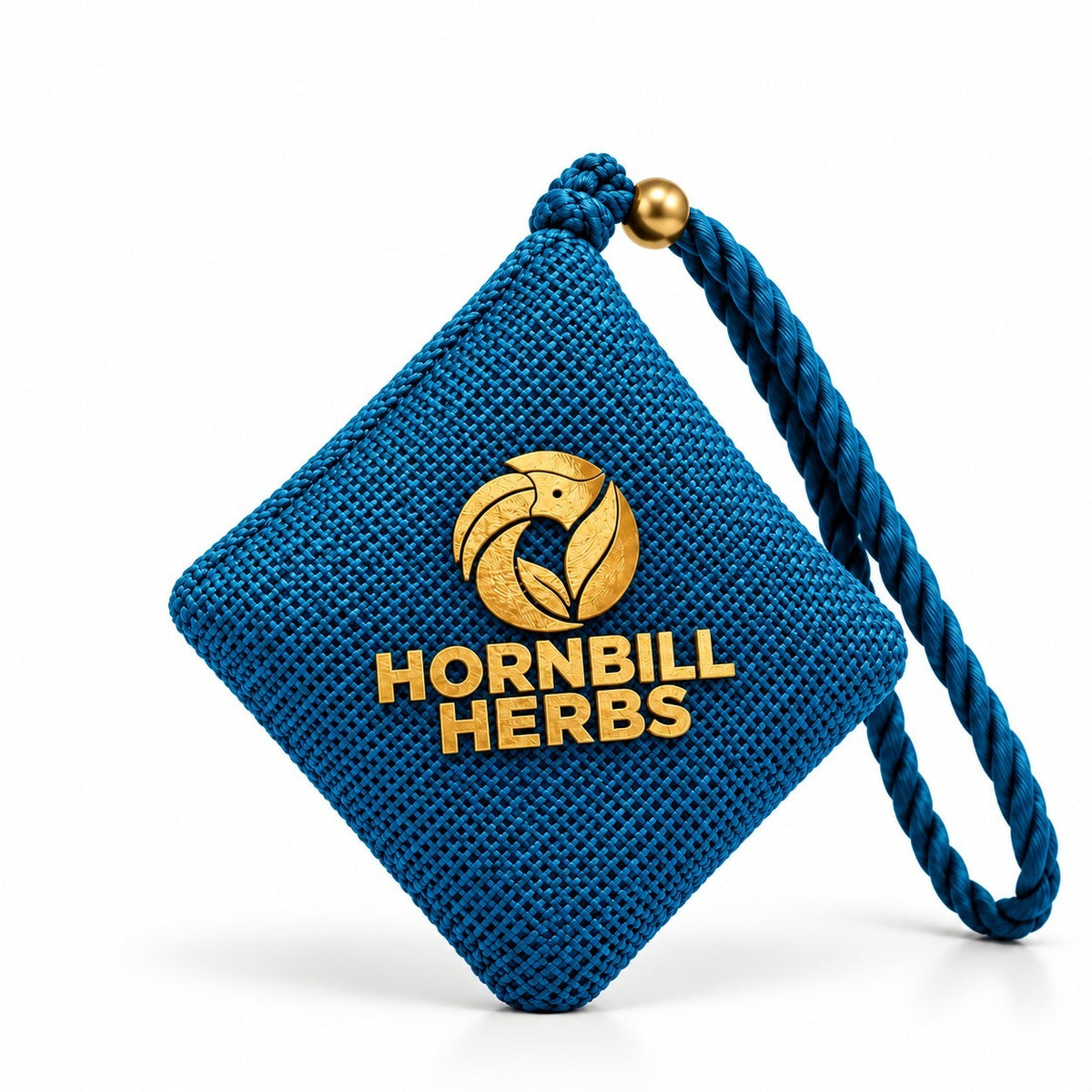 Hornbill Herbs AQUA Chemical-Free Natural Car Fragrance Hanging Pouch – Fresh & Airy Aroma